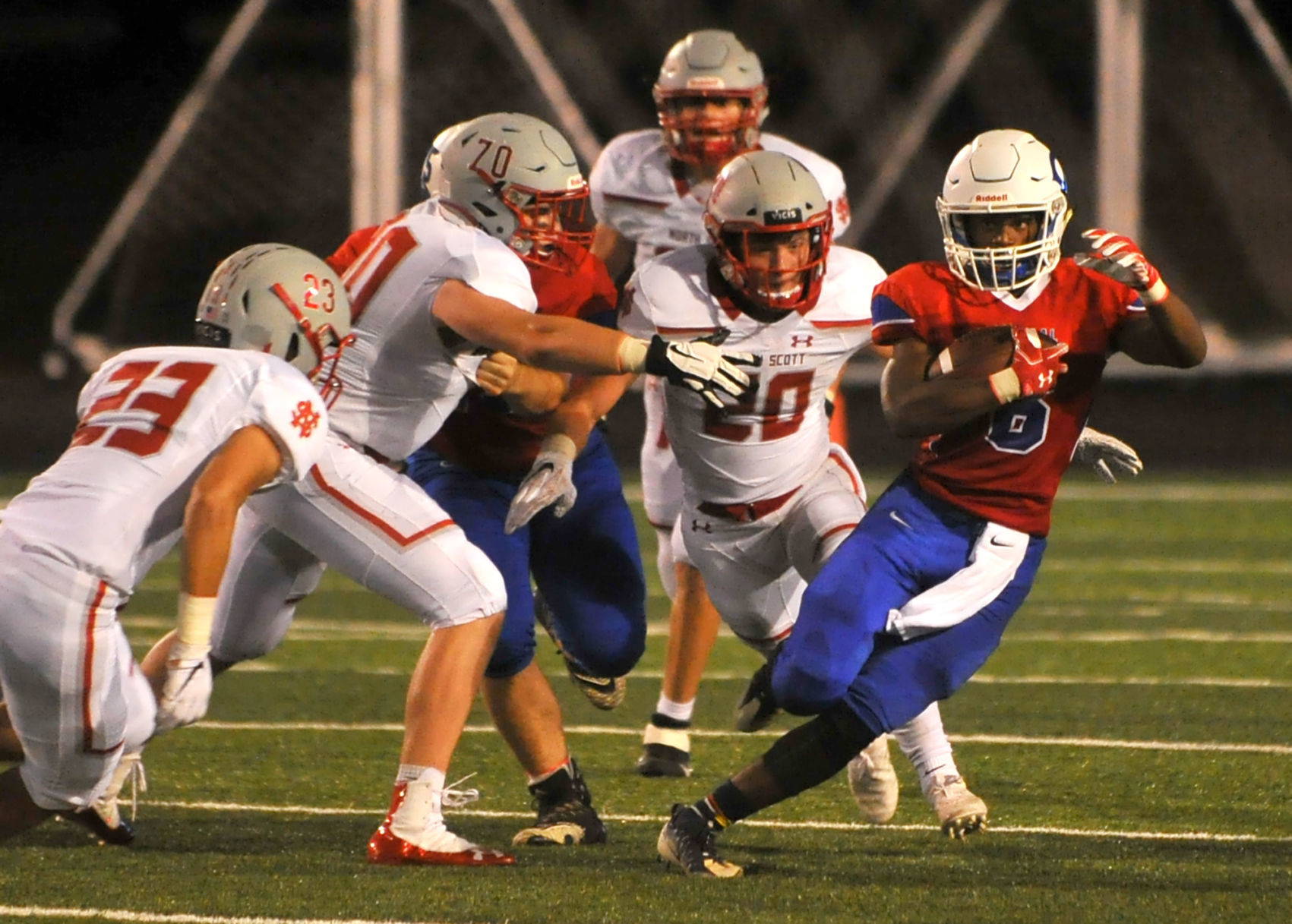 North Scott at Davenport Central football